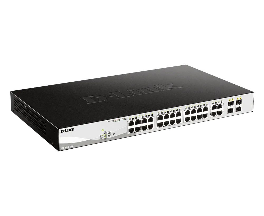 D-Link Poe Switch 28 Port Gigabit Smart Managed DGS-1210-28P view 2